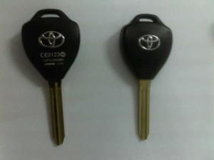 Quality high quality toyota auto remote replacement keys with feel good wholesale