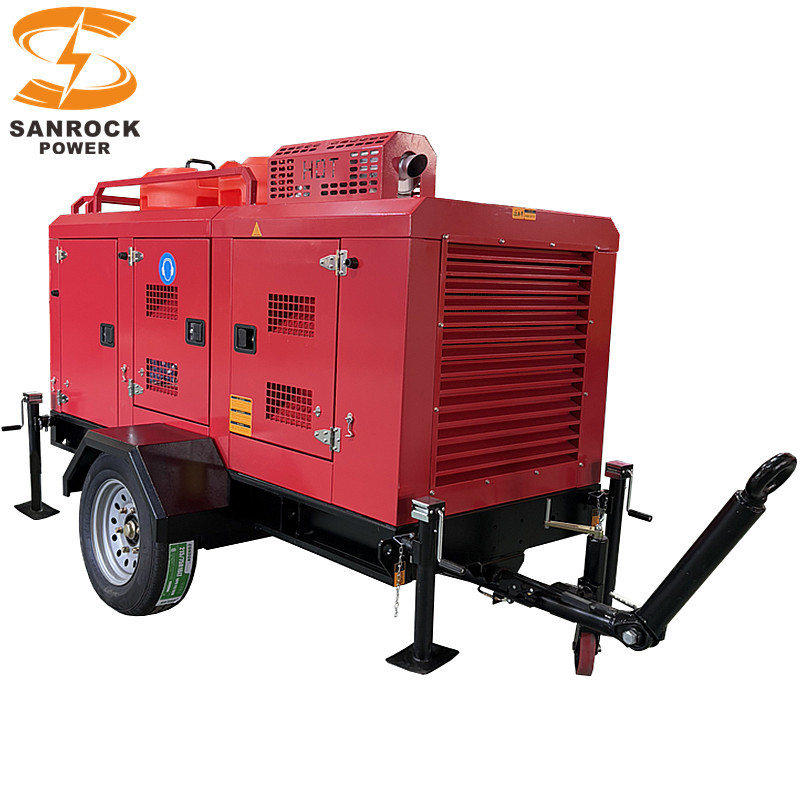 All In One 30kw Diesel Powered Water Pumpdiesel Engine Agriculture Water Pump 500m3/H