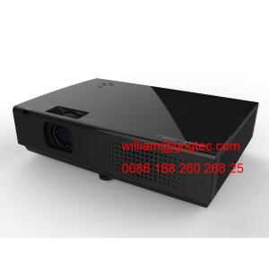 Quality 3600 lumens WXGA 1280*800 best video projector TV max 300&quot; screen HDMI RJ45 7W speaker wholesale