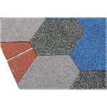 Traditional Red Asphalt Roofing Sheet With Customizable Colors Bitumen Shingles