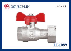 Quality Female X Revolving Female Nut PN25 Brass Ball Valves wholesale