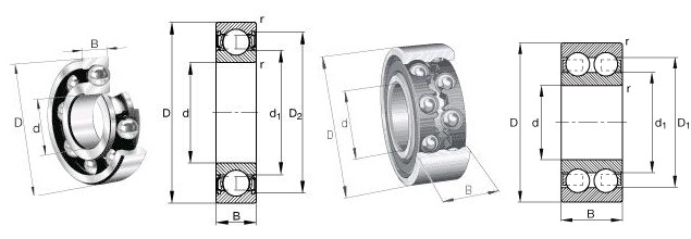 Car Engine Auto Parts Sealed Deep Groove Ball Bearings OEM 6217 High Quality