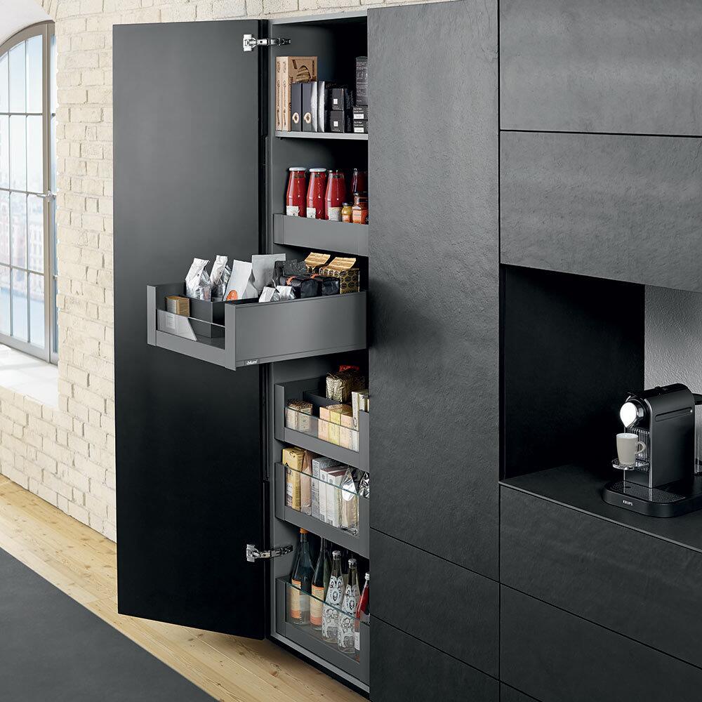 Lacquer Surface Treatment Wooden Cabinets for Customized Veneer Color Kitchen Furniture