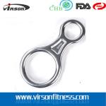 Forged aluminum climbing descender.climbing carabiner