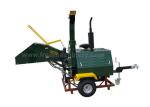 Hydraulic Feeding Diesel Wood Chipper , 40HP Tree Shredders Chippers