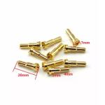 Male Bullet Wire Banana Plug Connectors 4mm 5mm For I Charger