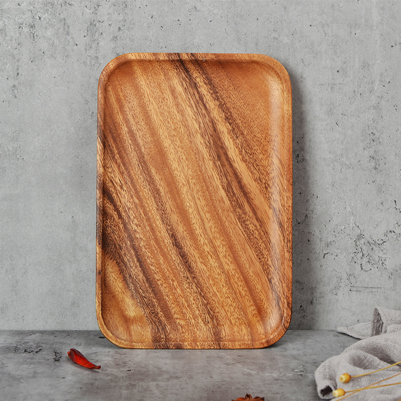Solid Wood Carving Trays and Elegant Fruit Baskets for Long-Lasting Kitchen Utensils