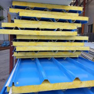 Quality economical and practical 50mm glass wool 20ft container house roof sandwich panel price wholesale