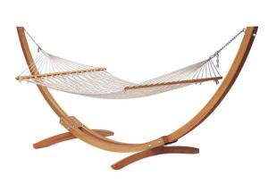 Quality Portable Wooden Garden Bsci Outdoor Hanging Chair Hammock 132cm Height wholesale