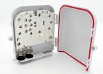 8 Cores Fiber Termination Box White Pole Mounted
