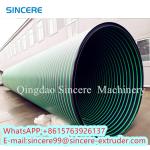 OEM HDPE PP Spiral Plastic Pipe Extrusion Line 200kW-500kW