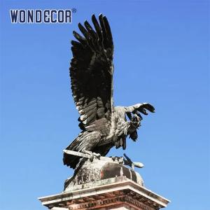 Quality Customized Large Bronze Falcon Statue Sculpture Garden Decoration wholesale