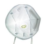 Dust Proof KN95 Face Mask 17.4*21cm Grey White Non Woven Fabric Mask