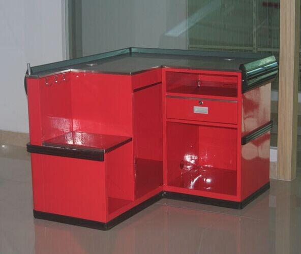 Plastic Express Checkout Counter Commercial Retail Cash Register Table With