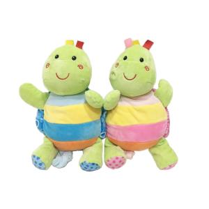 Quality 0.25m 9.84 Inch Infant Plush Toys Tortoise Stuffed Animal Hypoallergenic wholesale