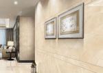 Porcelain Material Marble Effect Ceramic Tiles Yellow 24 " X 48" Honed Finish