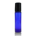 Blue OEM Perfume Oil Roll On Bottles Screw Cap 10ml Roller Ball Bottle