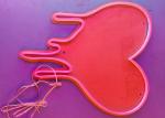 Vasten pink melt heart neon sign 12V silica gel led neon sign