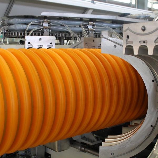 Double Single Layer Drain Pipe Manufacturing Machine Spiral Corrugated Pipe