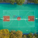 Indoor Basketball Silicone Pu Sports Flooring concrete Subbase