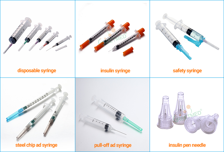 Disposable syringe with slip