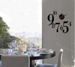Removable Vinyl DIY Wall Sticker Clock For Home Decoration 10A090