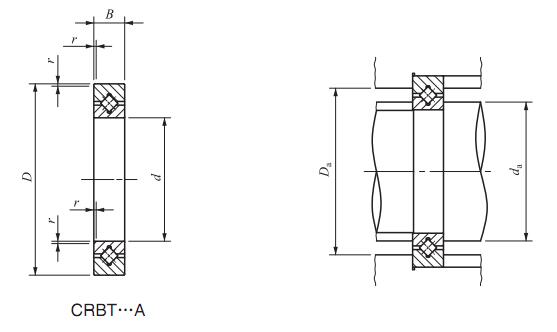 CRBT305A 30*41*5mm crossed roller bearing High torque harmonic drive mini gear reducer for industrial robotics