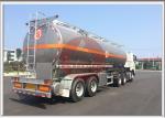 T7H 2 Axle Aluminum Fuel Tank Semi Trailer With Intelligent Safety System