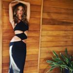 Hanging Neck Hollow Slim Sleeveless Maxi Dresses For Women