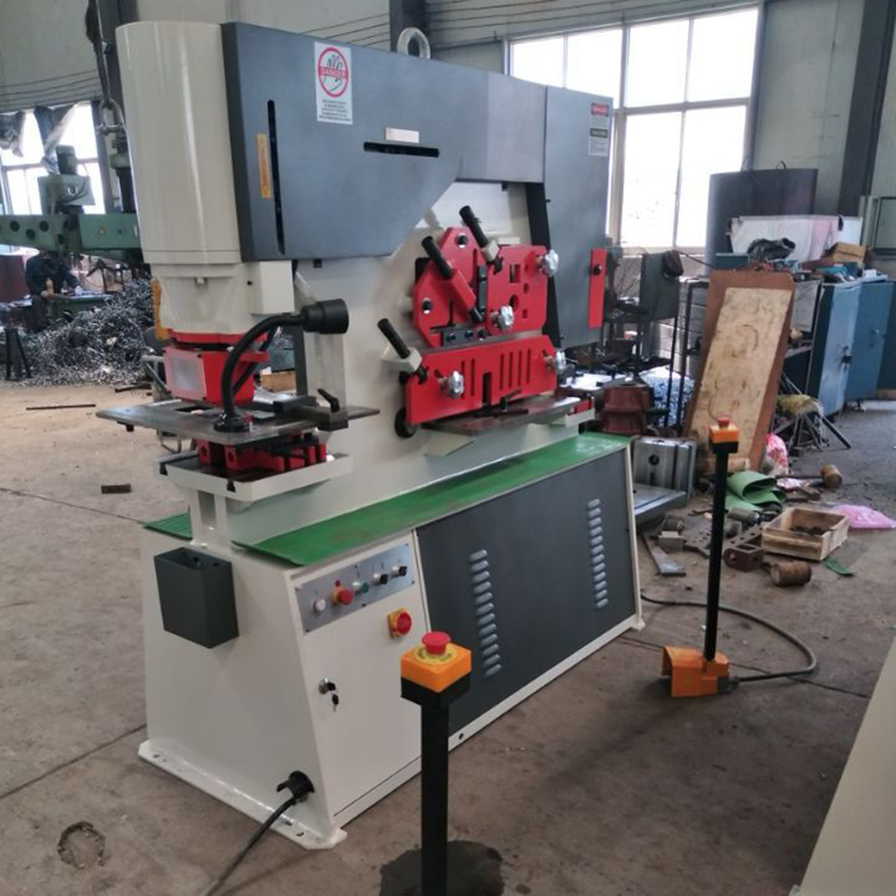 Q35Y-16 55Ton ironworker metal shear punch cutting 16mm