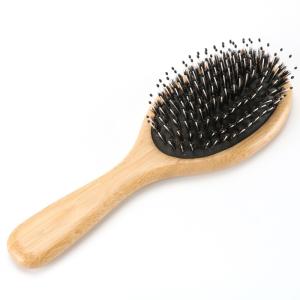 Quality Laser Vent Wide Tooth Boar Bristle Hair Comb Wooden Anti Static Hair Brush For Women wholesale