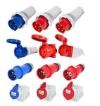 3 Pole 16A 220v Industrial Connectors 3P 4P 5P Industrial Waterproof Plug And