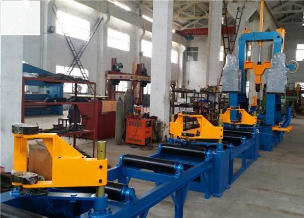 H Beam Submerged Arc Welding Machine 800mm Integrating Assembly Flange
