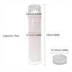 Leak-proof Food Grade PP Pump Bottle Dispenser Custom Logo and Color available