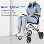 Versatile And Compact Manual Wheel Chair For Active Seniors Easy to Use