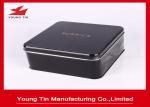 Square Metal Tinplate Chocolate Packaging Tin Boxes With Full Color Printing