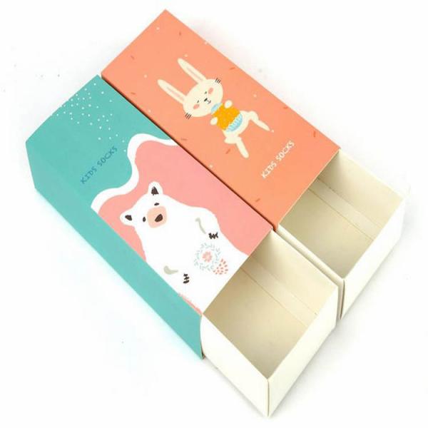 custom baby underwear sock clothing packaging box luxury children boy girl
