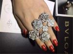P Rose ring 18k gold white gold yellow gold rose gold diamond ring Jewelry