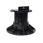 205mm Base Dia 60-140mm Outdoor Plastic Pedestal for Easy Height Modification