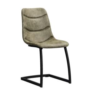 Quality Elegant Green PU Metal Frame 900mm 46mm Modern Leisure Chair wholesale