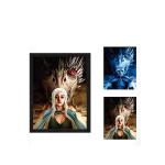 Anime Lenticular Marvel Posters 2 Characters Changing Pictures Manga 3D Flip