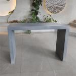 Outdoor GRC Concrete Table Chair Bench Irregular Shape Garden Furniture Set