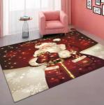 Cartoon Merry Christmas Patterns Living Room Floor Carpets