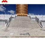 Chinese Granite Luxury Outdoor White Granite Cut-to-Size Flamed Slabs for Floors