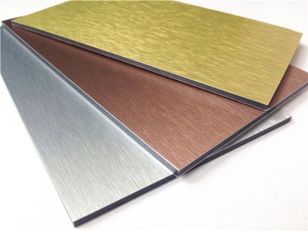 Lightweight Elegant Brushed Aluminum Composite Panel With Wide Range Of Colors