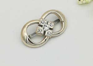 Quality Crystal Ornament Plastic Shoe Buckles 45*24MM Different Sizes Customized wholesale