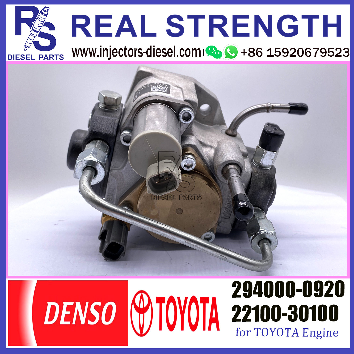 DENSO Diesel Engine Fuel HP3 pump 294000-0920 22100-30100 FOR TOYOTA 2KD-FTV 22100-30100
