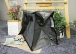 Gray Thick Recyclable Large PP Woven Bag With Metal Buckle