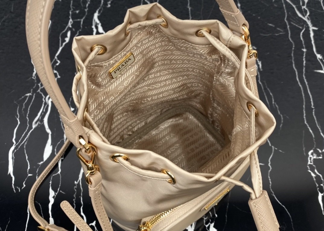 Bucket Nylon Cross Body 23cm Luxury Canvas Bag Big Capicity