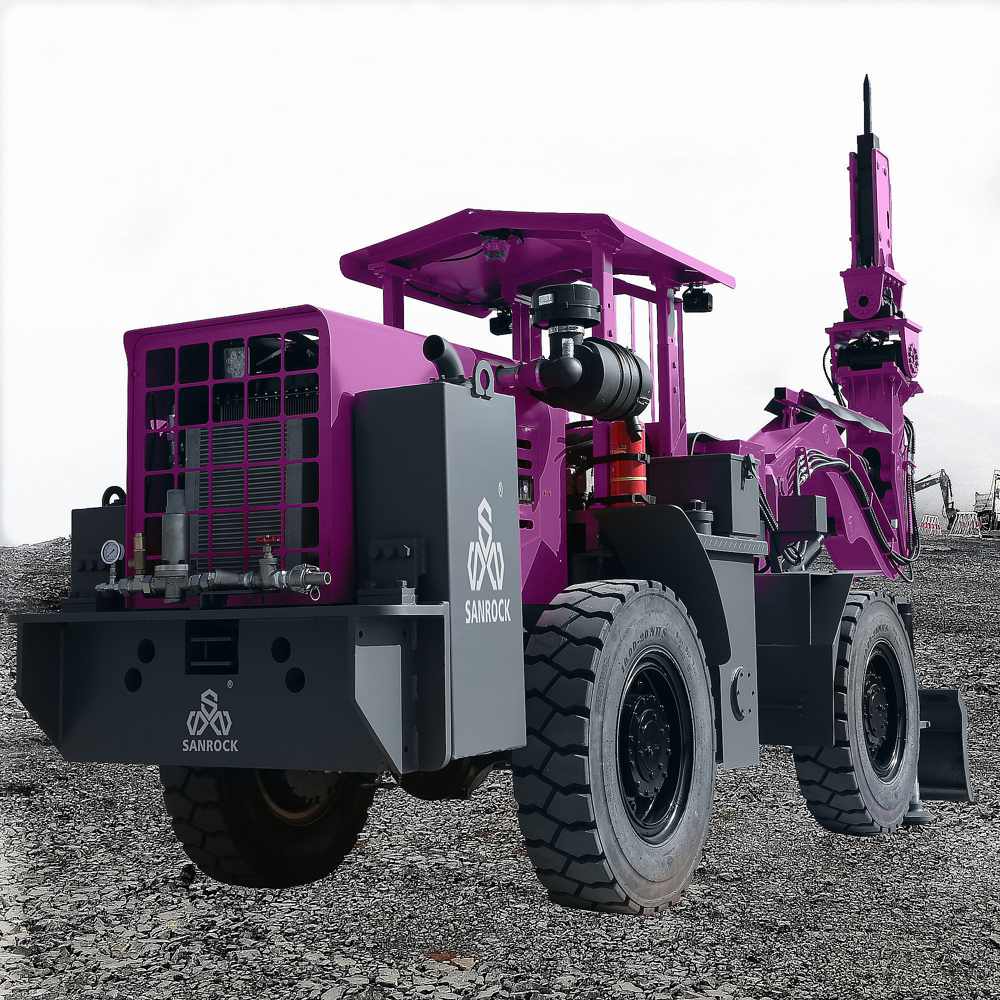 Scaling Drilling Rig Tunnel Scaler Breaker Mining Machine Hydraulic Jumbo Drilling Rig